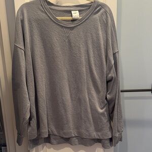 Nike Yoga Gray Crewneck Light Sweatshirt size XXL